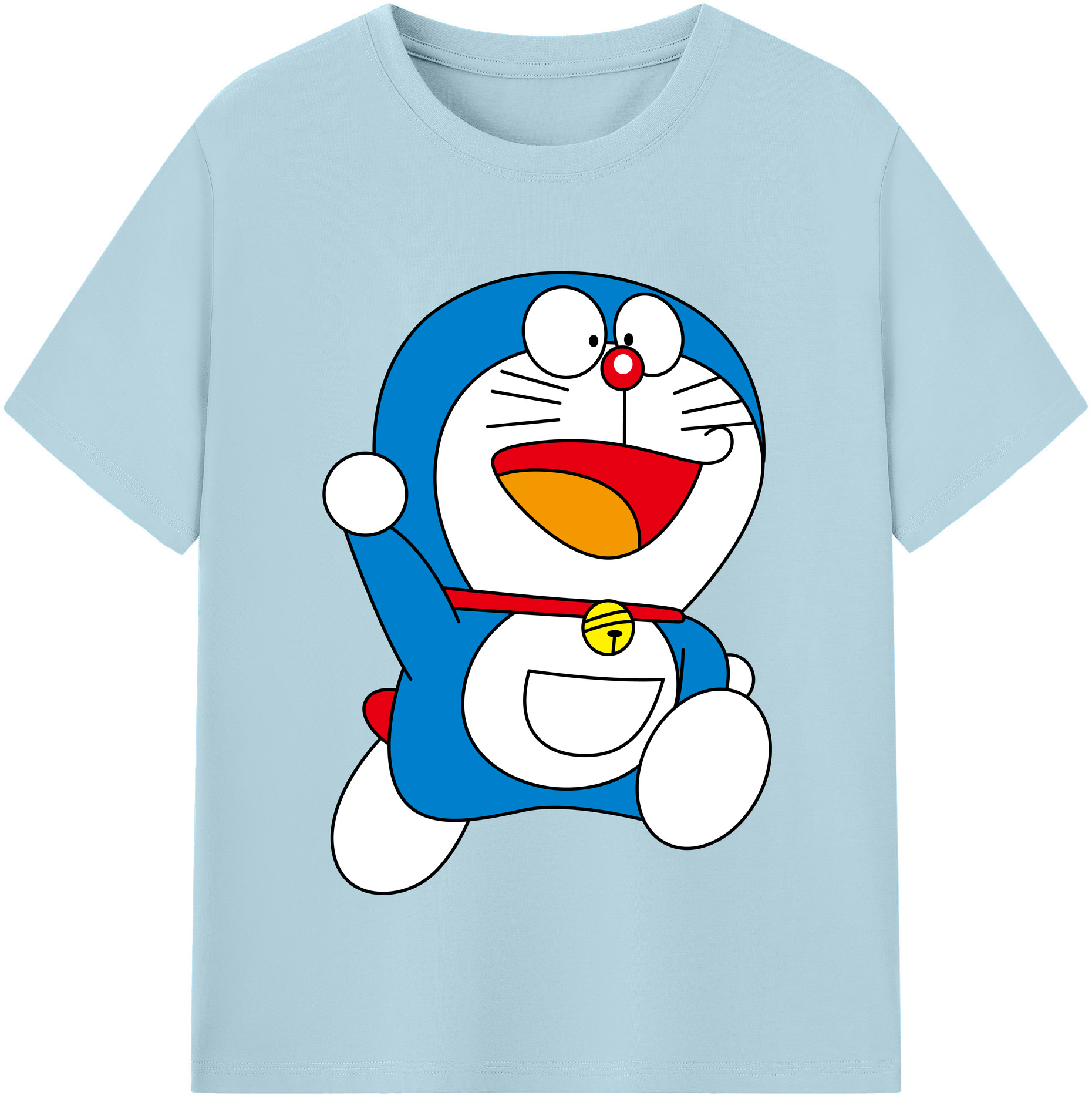 （画像用） ドラえもん Doraemon 綿100％半袖Tシャツ（フロントプリント）